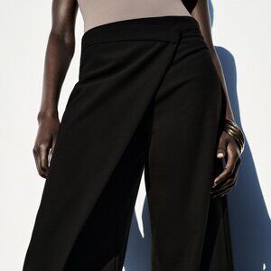 Zara pants with wrap waist NWT